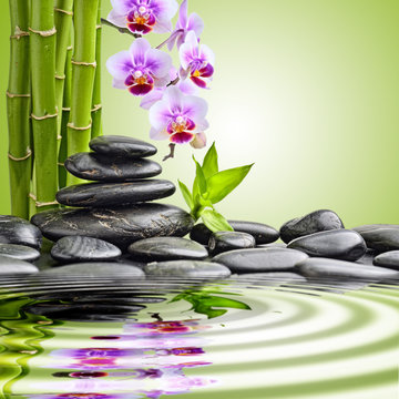 Fototapete -  - zen stones