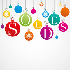 Sticker - soldes-hiver-noël