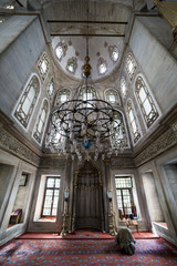 Wall Mural - He perform the ritual prayers of islam in Eyup Sultan Mosque, Is