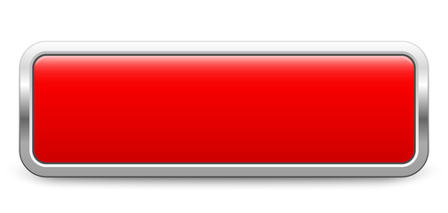 Wall Mural - Long rectangular template - red metallic button