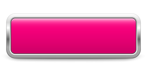 Wall Mural - Long rectangular template - pink metallic button