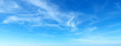 Leinwandbild Motiv blue sky with clouds