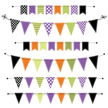Halloween Banner, Bunting Or Flags