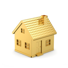 golden simple house