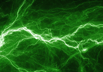 Fantasy green lightning