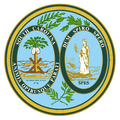 Wall Mural - South Carolina State Seal