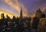 Fototapeta  - Sunset over Manhattan, New York