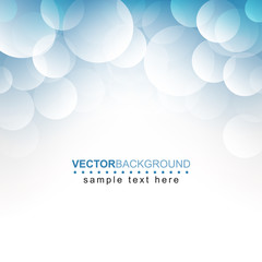 Poster - Abstract vector background with bubbles