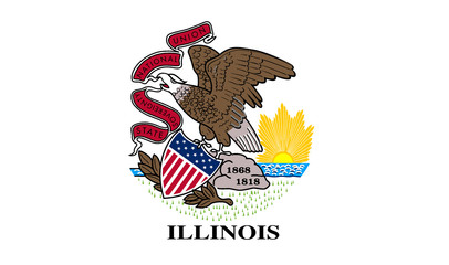 Wall Mural - Illinois State Flag
