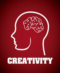 Sticker - brain design