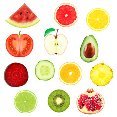 Wall Mural - fruit slices