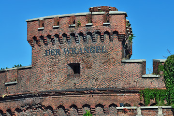 Sticker - Wrangel Tower - stronghold of Koenigsberg. Kaliningrad, Russia