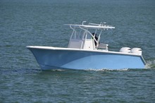Small Baby Blue Fishing Boat