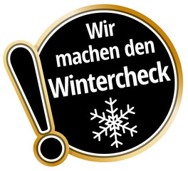 Sticker - Wir machen den Wintercheck