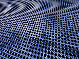 Poster - Blue and black abstract