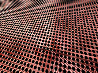 Poster - Red and black abstract