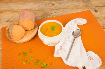 Wall Mural - Sweet potato soup