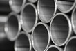 abstract background  of metal pipe