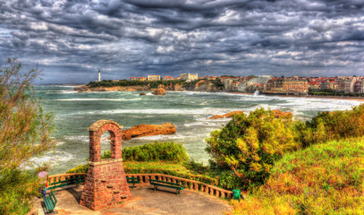 Poster - Park in Biarritz - France, Aquitaine