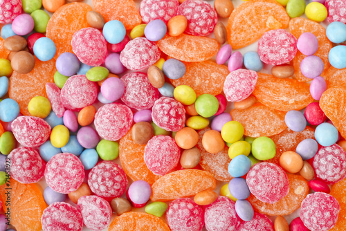 Obraz Dibond Sweet multicolor candies
