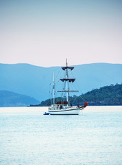 Sticker - Beautiful sunset on Whitsundays - Australia