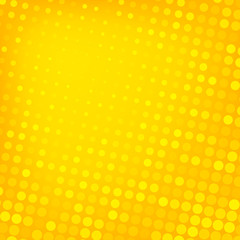 Poster - Abstract dotted yellow background