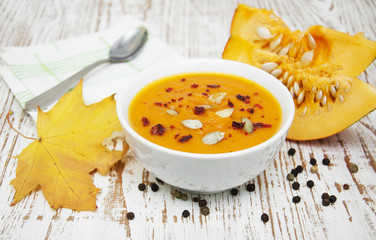 Wall Mural - Pumpkin soup