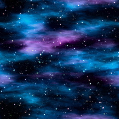 nebula with stars