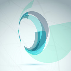 Canvas Print - Abstract spin wheel element background