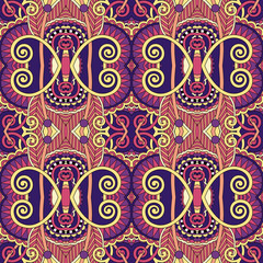 seamless geometry vintage pattern, ethnic style ornamental backg