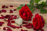 Fototapeta  - Rosen für Valentinstag und Muttertag