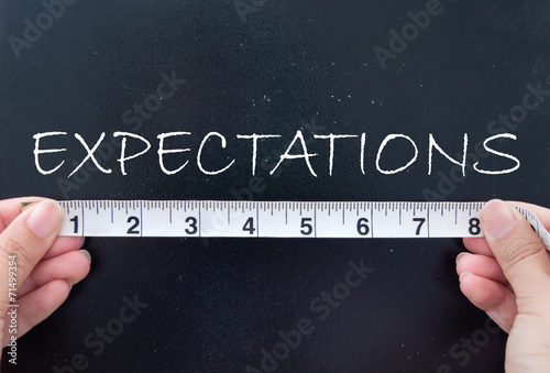 Photographie Measuring expectations