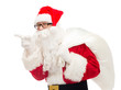 © Syda Productions - man in costume of santa claus with bag