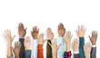 © Rawpixel.com - Group of Multiethnic Diverse Hands Raised