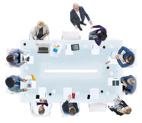 Poster - Group of Diverse Business People in a Meeting
