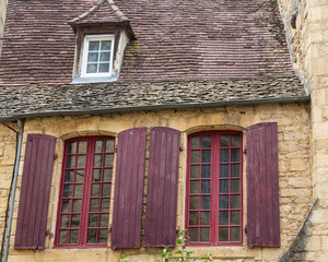 Wall Mural - French Shutters and Windows