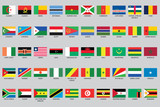 Fototapeta Mapy - Set of Infographic Elements for the Country of Africa