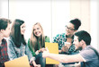 © Syda Productions - students communicating and laughing at school