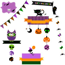 Cute Elements For Halloween Projects