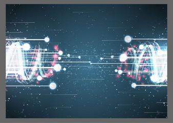 Wall Mural - Abstract bright background Internet connection