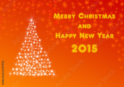 Weihnachten und Neujahr 2015 - Acheter cette illustration libre de