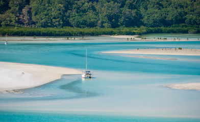 Sticker - Sailing in the Whitsunday Islands, Queensland - Australia