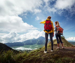 Wall Mural - Hikers