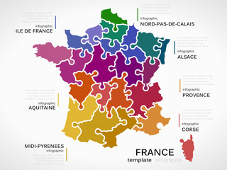 Map of France