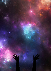 Wall Mural - Night sky praise
