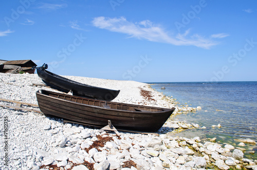 Fotomural  Barcos de pescadores