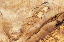 High Detailed Texture Of Olive Wood Board