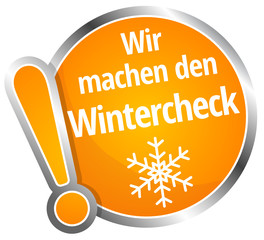 Sticker - Wir machen den Wintercheck