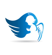 Angel Logo Vector Design