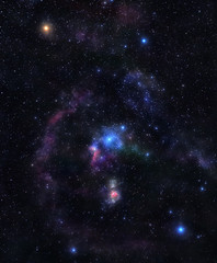 Wall Mural - shining stars of orion
